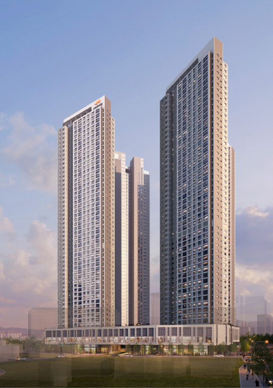 e편한세상 일산 어반스카이 투시도. <대림산업 제공>